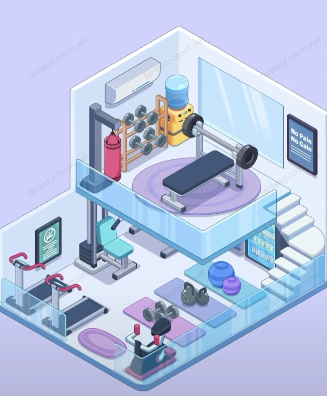 Fantasy Room स्तर दो मंजिला जिम