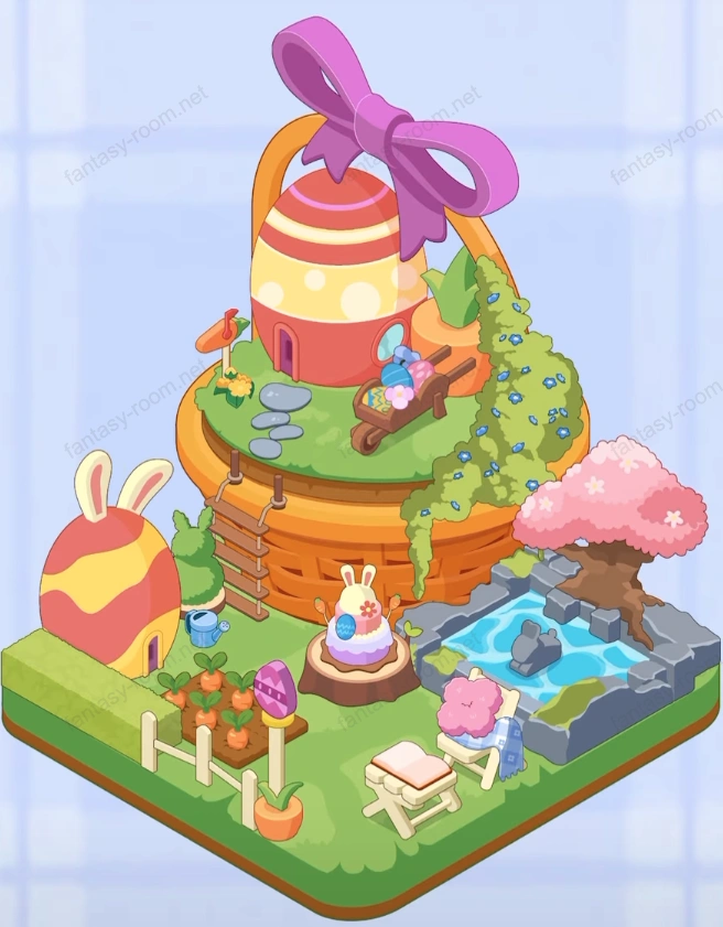 Fantasy Room Level Oster-Korb-Eierhaus