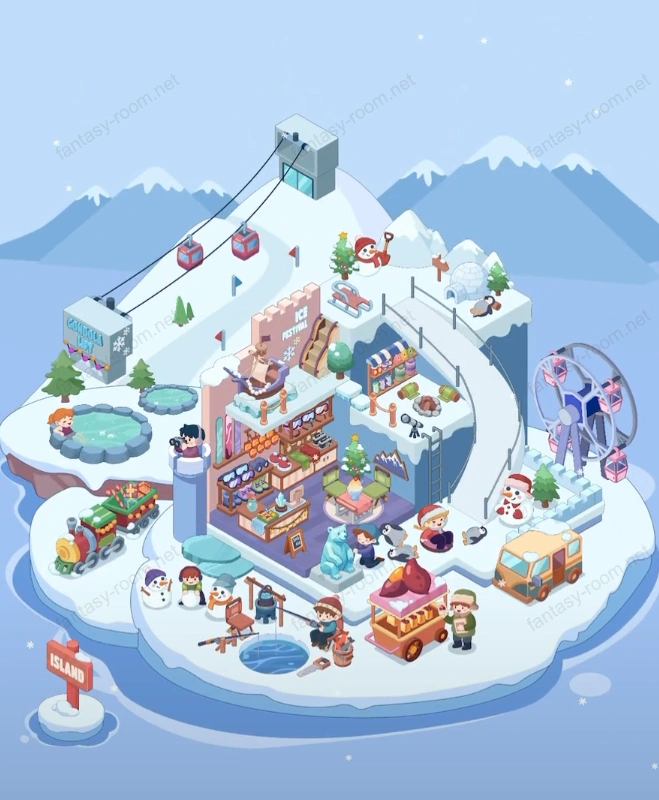 Fantasy Room Level Ice and Snow Festival