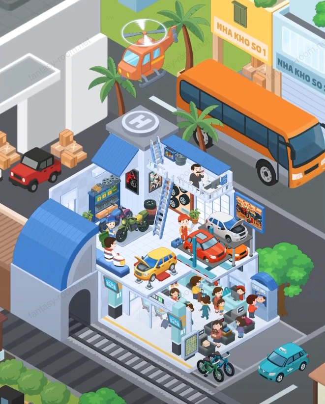 Fantasy Room Level Auto Center