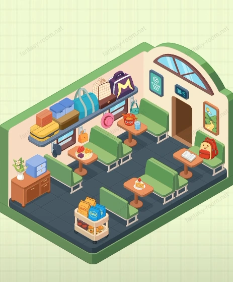 Fantasy Room Level 82 - Train Carriage Dining