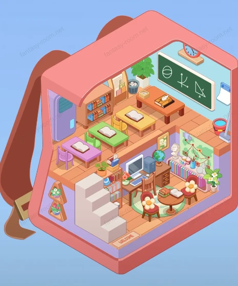 Fantasy Room Level 87 - Backpack Classroom