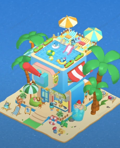 Fantasy Room Level 90 - Tropical Pool