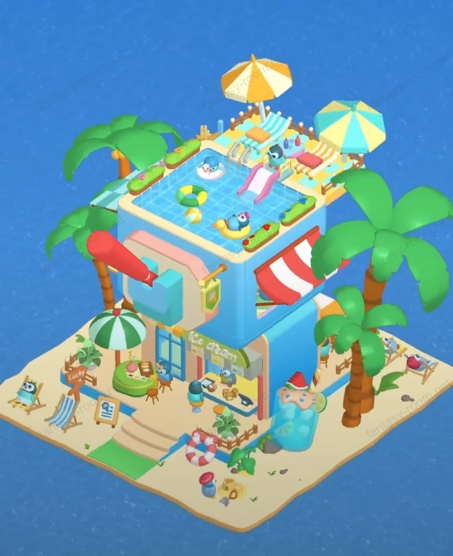 Fantasy Room Level Tropical Pool