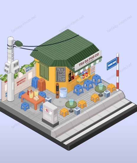 Fantasy Room Level 93 - Trada Foco Food Stall